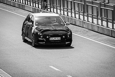 Hyundai i30n Erlkönig auf dem Schleizer Dreieck